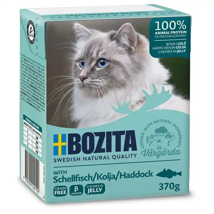 Bästa pris Bozita Katt Tetra Bitar i gelé Kolja 370g