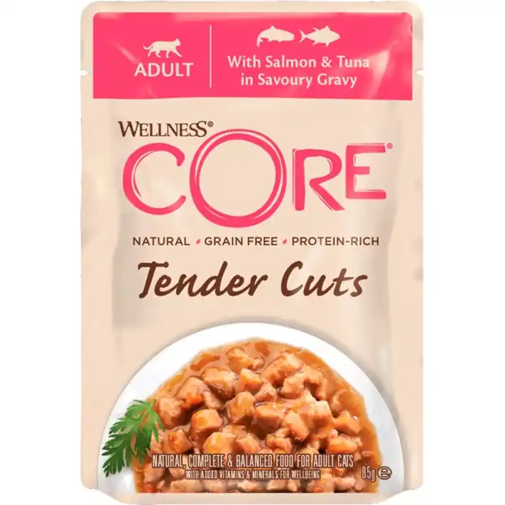 Rea Cat Adult Tender Cuts Salmon & Tuna in Savoury Gravy Wet