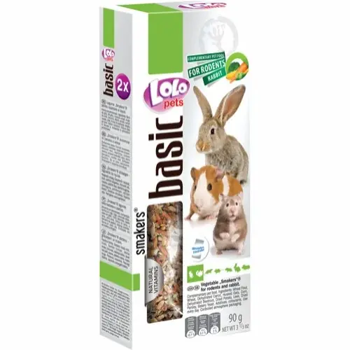 Gnagarstänger Lolo Pets Smakers Grönsaker 2-pack 90gr Extra rabatt