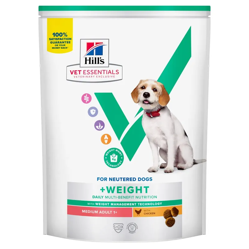 Hill’s VetEssentials Dog Adult Multi-Benefit+Weight Medium 10 kg Begränsat erbjudande