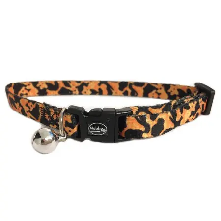 Katthalsband leopardprint Säker betalning