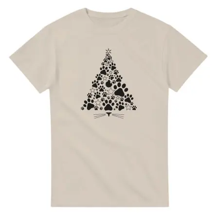 Begränsat erbjudande Supercat T shirt med tryck Tassgran Beige - Large