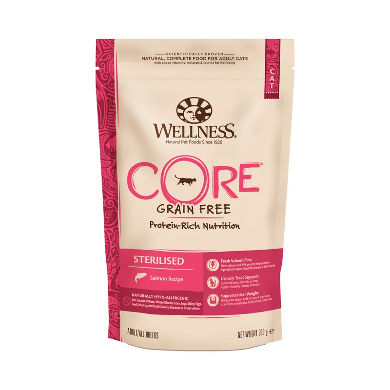 CORE Cat Adult Sterilised Salmon & Tuna 300 g Populärt val