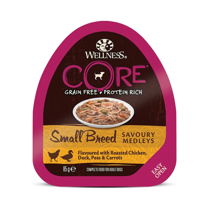 Köp nu CORE Dog Adult Small Breed Chicken & Duck 85 g