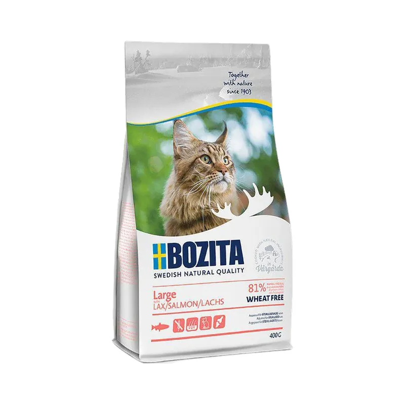 Beställ nu Bozita Large Wheat Free Salmon 400 g