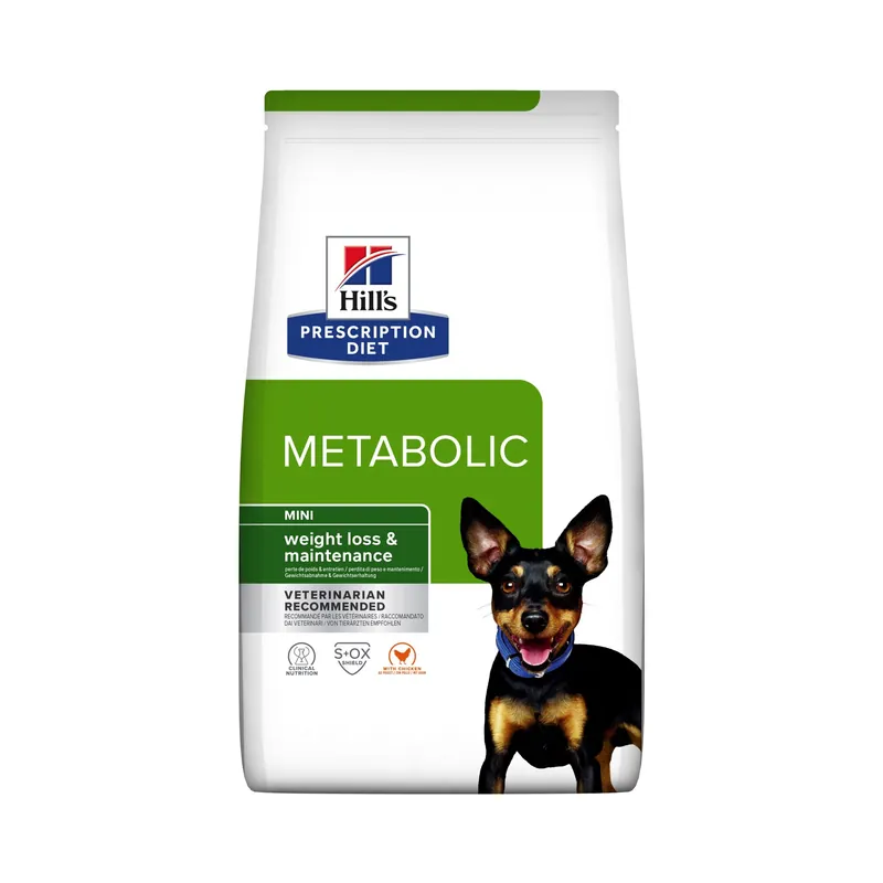 Endast idag Hill's PRESCRIPTION DIET Metabolic Mini with Chicken -kuivaruoka koirille 1 kg