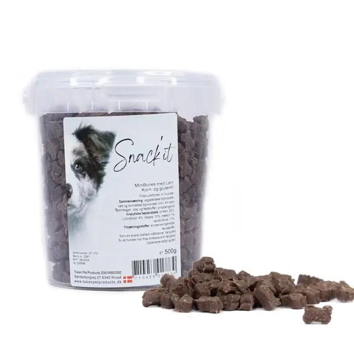 Erbjudandepris Snack It Semi-Moist Mini Bones Korn & Glutenfri 500g LAM