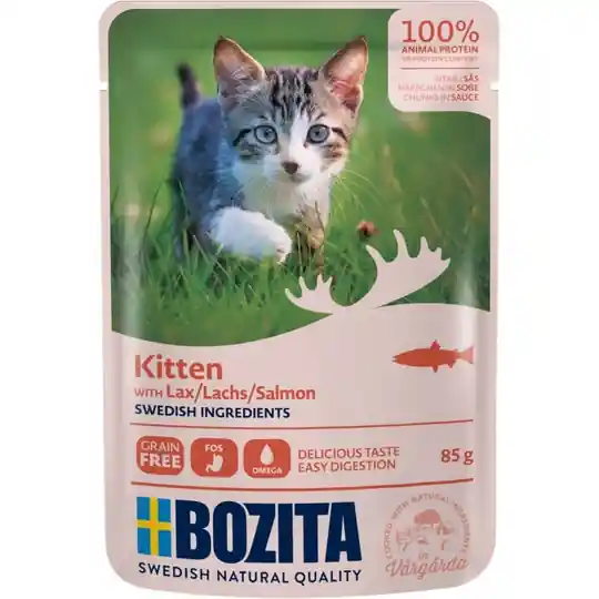 Bozita Kitten Lax i Sås 85 g Begränsad tid