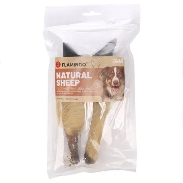 Snabb frakt Nature Snack fårklövar med päls 200g